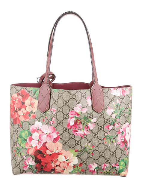 gucci purse flowers|authentic gucci tote bag.